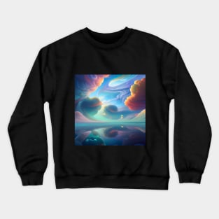 Spiraling Landscape Crewneck Sweatshirt